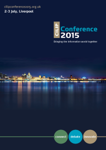 CILIP Conference 2015