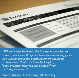 MS Society Feedback about Soutron