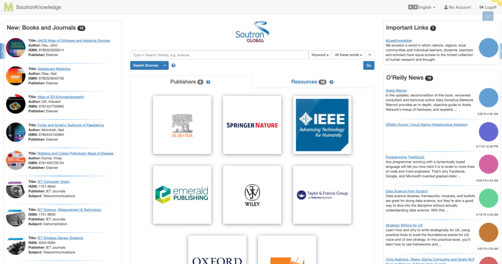 Soutron Discovery Search Interface