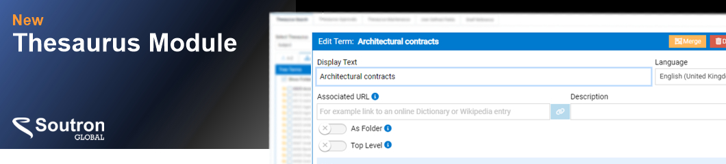 NEW Thesaurus Taxonomy Vocabulary Software by Soutron