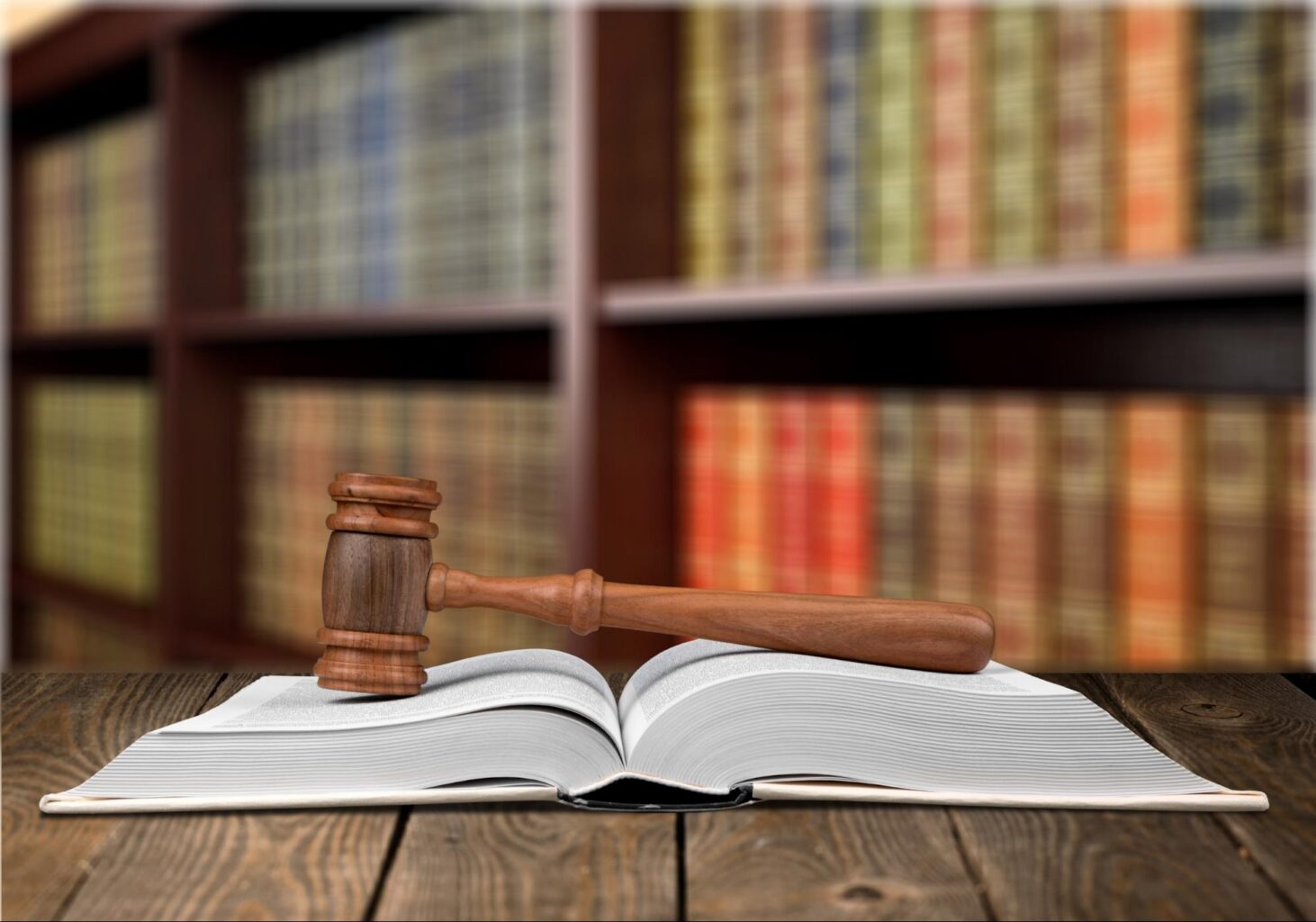 legal book in a library