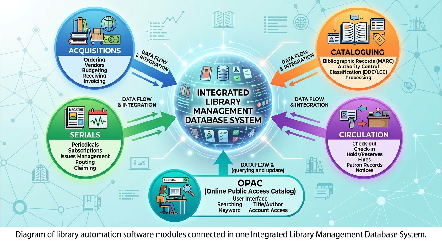 library automation software modules