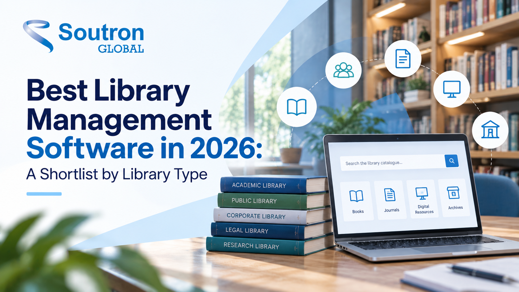 Library management software for different library types